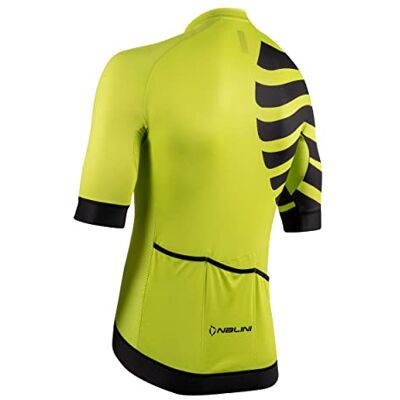Nalini 02997701100C000.10 Bass TRIPES Jersey Män T-tröja Grön Evolution/Svart M, Evolution-grön/svart, M Nalini 02997701100C000.10 Bass TRIPES Jersey Män T-tröja Grön Evolution/Svart M, Evolution-grön/svart, M