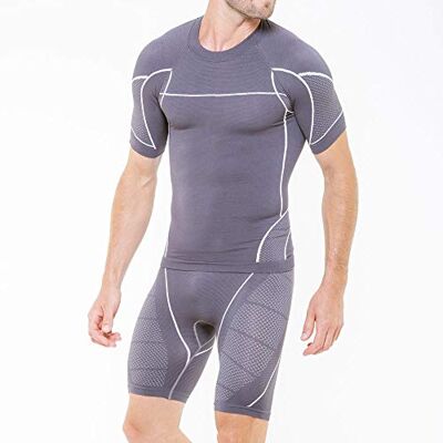 Sveltek Cellutex män t-shirt och cykelbyxor one size grå Sveltek Cellutex män t-shirt och cykelbyxor one size grå