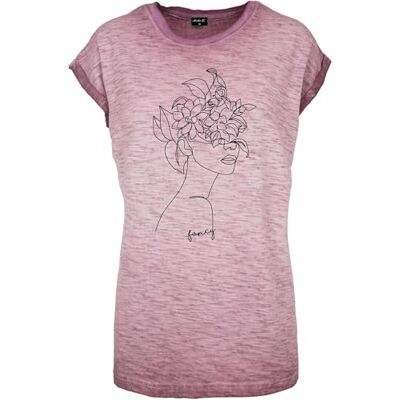 Tee herr dam one Line Fruit T-shirt, Burgund, XS Tee herr dam one Line Fruit T-shirt, Burgund, XS