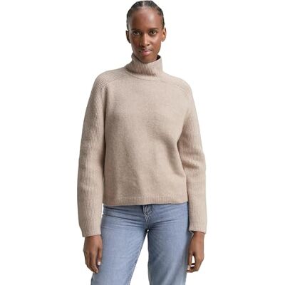 TOM TAILOR Denim damtröja, 38909 – Mysig beige melerad, L TOM TAILOR Denim damtröja, 38909 – Mysig beige melerad, L