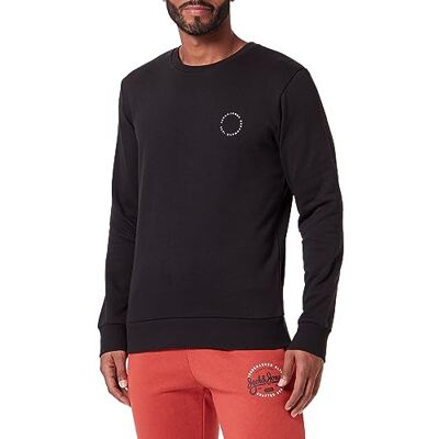 JACK & JONES Jjthiba sweatshirt crew neck tröja, svart, S JACK & JONES Jjthiba sweatshirt crew neck tröja, svart, S