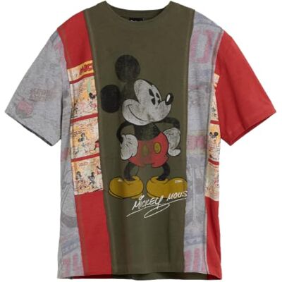 Desigual T-shirt herr grön M Desigual T-shirt herr grön M
