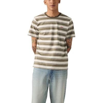 Levi's SS Original HM T-shirt T-shirt, Jen Stripe Maitake B, L herr Levi's SS Original HM T-shirt T-shirt, Jen Stripe Maitake B, L herr