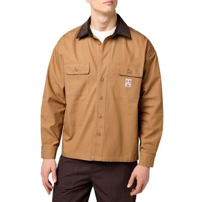 Wrangler herr Cj overshirt, Rostad kokosnöt, XL Wrangler herr Cj overshirt, Rostad kokosnöt, XL