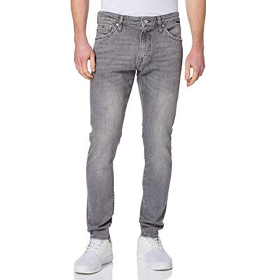 Mavi Leo Jeans för män, Lt grå komfort, 26W x 32L Mavi Leo Jeans för män, Lt grå komfort, 26W x 32L