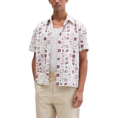 Marc O'Polo Herr 623735441040 klänning skjorta, flerfärgad, 3XL Marc O'Polo Herr 623735441040 klänning skjorta, flerfärgad, 3XL