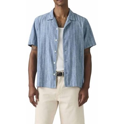 Levi's Sunset No Pkt Camp-Standard button-down skjorta, Felix Indigo Dobby, XL herr Levi's Sunset No Pkt Camp-Standard button-down skjorta, Felix Indigo Dobby, XL herr