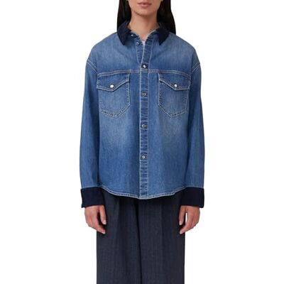 s.Oliver Dam 2170533 Denim Overshirt Jacka, 54z6, 18, 54z6, 44 s.Oliver Dam 2170533 Denim Overshirt Jacka, 54z6, 18, 54z6, 44