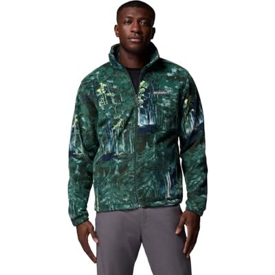 Columbia Steens Mountain tryckt jacka med hel dragkedja för män (1-pack) Columbia Steens Mountain tryckt jacka med hel dragkedja för män (1-pack)
