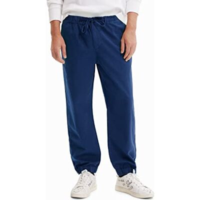 Desigual Herr Roy 5000 marinblå lediga byxor, blå, 32, blå, 32 SE Desigual Herr Roy 5000 marinblå lediga byxor, blå, 32, blå, 32 SE