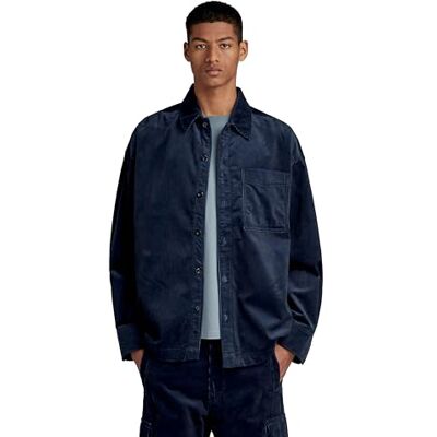 G-STAR RAW Boxy Fit skjorta, Blå (Salute D23007-d405-c742), L G-STAR RAW Boxy Fit skjorta, Blå (Salute D23007-d405-c742), L