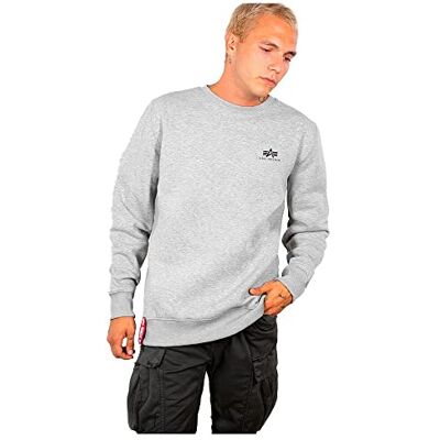 Alpha Industries Basic Small Logo Tröja Ljusgrå Alpha Industries Basic Small Logo Tröja Ljusgrå