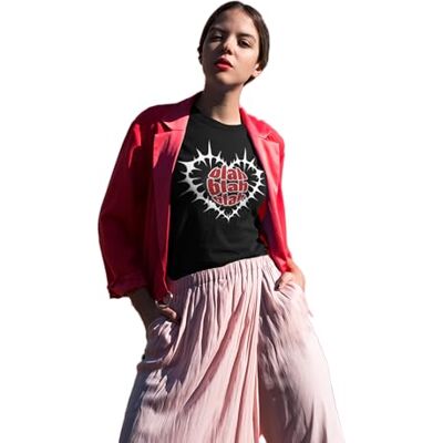 REPUBLIC OF CALIFORNIA Unisex URCTS002-S-BK Blah-Blah-Blah-T-shirt svart, S, svart, S REPUBLIC OF CALIFORNIA Unisex URCTS002-S-BK Blah-Blah-Blah-T-shirt svart, S, svart, S