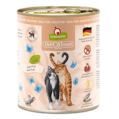 GranataPet Veal PUR - Kornfri våtfôr til katter, kalv GranataPet Veal PUR - Kornfri våtfôr til katter, kalv