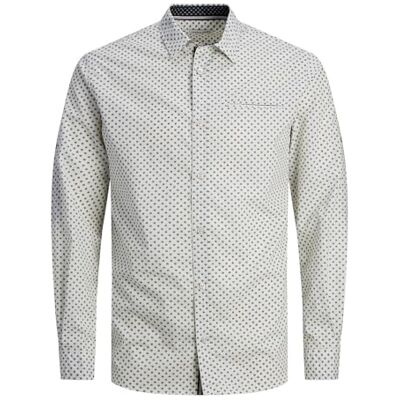 JACK & JONES Skjorta med smal passform klänning, Briljant vit, XL JACK & JONES Skjorta med smal passform klänning, Briljant vit, XL