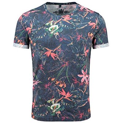 KEY LARGO Herr mt Jungles T-shirt, Mörkblå (1201), XXL KEY LARGO Herr mt Jungles T-shirt, Mörkblå (1201), XXL