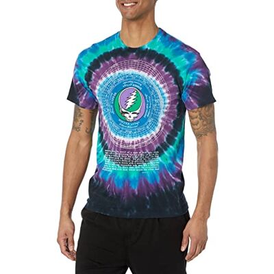Liquid Blue Flytande blå tacksam Dead Steal Your Face Kalender Batik T-shirt Liquid Blue Flytande blå tacksam Dead Steal Your Face Kalender Batik T-shirt