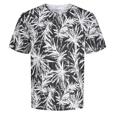 JACK & JONES JACK&JONES JJEBRYAN AOP Tee S/S O-hals NOOS, svart, L JACK & JONES JACK&JONES JJEBRYAN AOP Tee S/S O-hals NOOS, svart, L