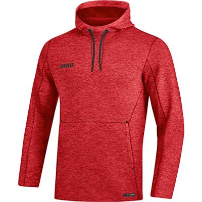 JAKO herr premium Basics huvtröja, rött, XXL JAKO herr premium Basics huvtröja, rött, XXL