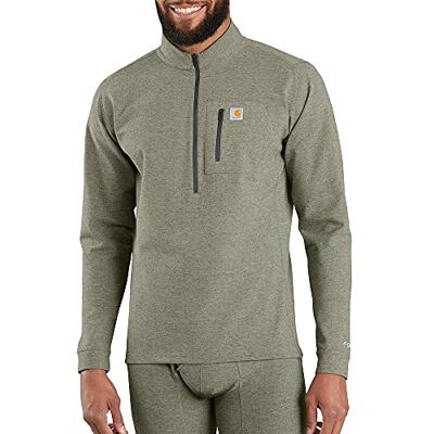 Carhartt Force Tech Långärmad underställströja med kvartsdragkedja, för män, 3XL Carhartt Force Tech Långärmad underställströja med kvartsdragkedja, för män, 3XL