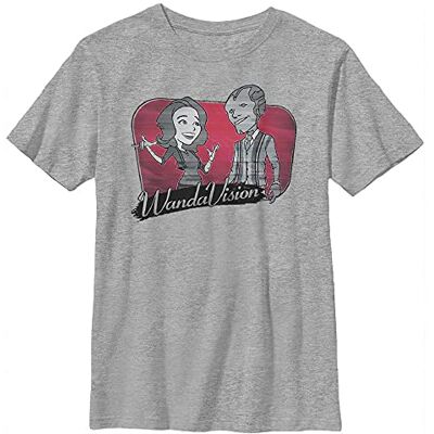 Marvel pojkes scharlakansröda väggvision-T-shirt, sportig ljung, S, Sportig ljung, S Marvel pojkes scharlakansröda väggvision-T-shirt, sportig ljung, S, Sportig ljung, S