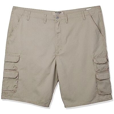 Wrangler Authentics Cargoshorts herr, av premium twill, Camel, 52 Wrangler Authentics Cargoshorts herr, av premium twill, Camel, 52
