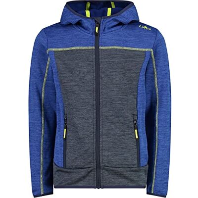 CMP Melange Herrjacka med fast huva Knit Tech Heather Fleece Jacket, Boy, Donau Svart, 104 barn och tonåringar CMP Melange Herrjacka med fast huva Knit Tech Heather Fleece Jacket, Boy, Donau Svart, 104 barn och tonåringar