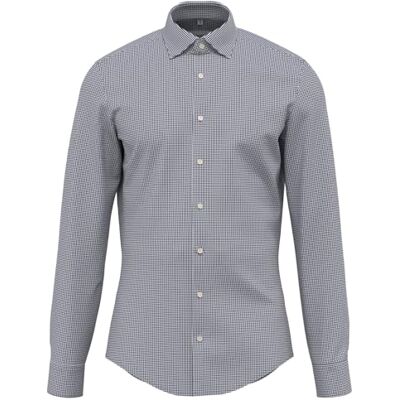 Seidensticker Silkesdekal herr business skjorta – slim fit – lätt att stryka – Kent krage – långärmad – 100% bomull, blå, 43 Seidensticker Silkesdekal herr business skjorta – slim fit – lätt att stryka – Kent krage – långärmad – 100% bomull, blå, 43