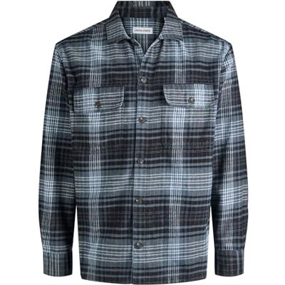JACK & JONES Jjecharge Overshirt Ls Noos, Stormigt väder, XS JACK & JONES Jjecharge Overshirt Ls Noos, Stormigt väder, XS