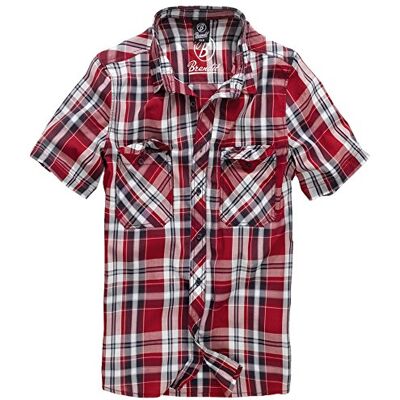 Brandit Bandit Skjorta Roadstar Karo B-4003, Rödvit, XL Brandit Bandit Skjorta Roadstar Karo B-4003, Rödvit, XL