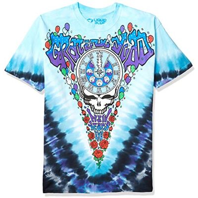 Liquid Blue Flytande blå t-shirt för män Liquid Blue Flytande blå t-shirt för män