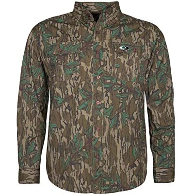 Mossy Oak Cotton Mill 2.0 Långärmad Camo Jakttröjor för män Mossy Oak Cotton Mill 2.0 Långärmad Camo Jakttröjor för män