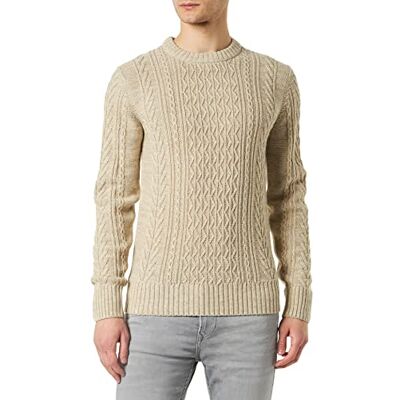 Blend Herren 20714632 Pullover, 141107/Oyster Gray, S Blend Herren 20714632 Pullover, 141107/Oyster Gray, S