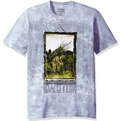 Liquid Blue Flytande blå t-shirt för män Liquid Blue Flytande blå t-shirt för män