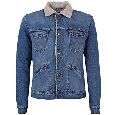 Wrangler Herr Icons 124MJ W28TQC388 Jeansjacka, 3 Years, Blå, L Wrangler Herr Icons 124MJ W28TQC388 Jeansjacka, 3 Years, Blå, L