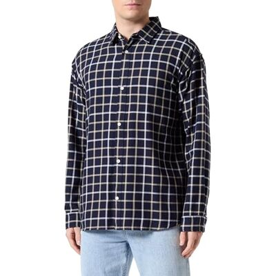 JACK & JONES JORJAMES Check Shirt LS, Sky Captain, XS JACK & JONES JORJAMES Check Shirt LS, Sky Captain, XS