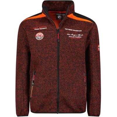Geographical Norway Thibault herr tjock fleece varm dragkedja för män varm och mjuk vinterjacka för män långärmad fodrad tröja idealisk höst vinter (röd S), Färg: röd, S Geographical Norway Thibault herr tjock fleece varm dragkedja för män varm och mjuk vinterjacka för män långärmad fodrad tröja idealisk höst vinter (röd S), Färg: röd, S