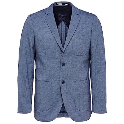 SELECTED HOMME SELETED HOMME Slhslim-gåva struktur BLZ B Noos, Mörk safir, 56 SELECTED HOMME SELETED HOMME Slhslim-gåva struktur BLZ B Noos, Mörk safir, 56
