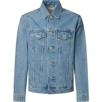 Pepe Jeans herr vanlig jacka jacka, blå (Denim-NC9), XS, Blå (Denim-NC9), XS Pepe Jeans herr vanlig jacka jacka, blå (Denim-NC9), XS, Blå (Denim-NC9), XS