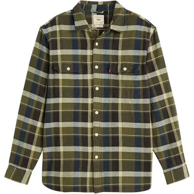Levi's Jackson Worker Medina Plaid Deep Depths, Medina Plaid Deep De, XL Levi's Jackson Worker Medina Plaid Deep Depths, Medina Plaid Deep De, XL