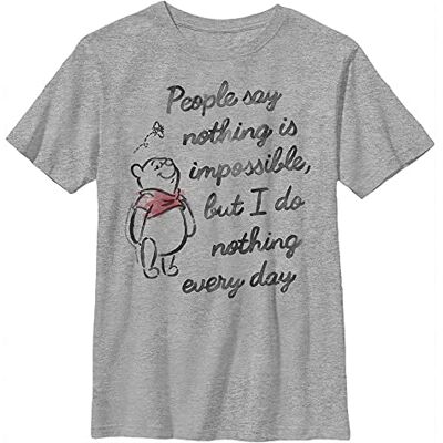 Disney Nalle Puh – Impossible YTH Crew neck Heather Grey 104, Grå ljung, XS Disney Nalle Puh – Impossible YTH Crew neck Heather Grey 104, Grå ljung, XS