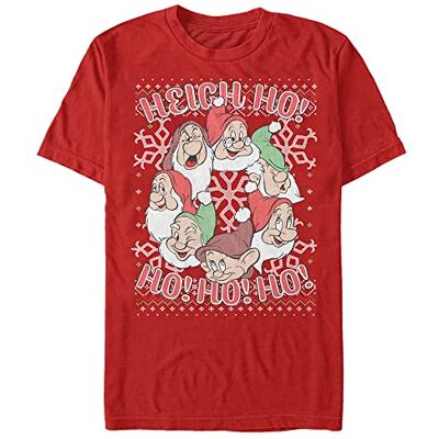 Disney Unisex Snow White-Seven Dwarf Tröja Organic Short Sleeve T-shirt, Rutten, XL Disney Unisex Snow White-Seven Dwarf Tröja Organic Short Sleeve T-shirt, Rutten, XL