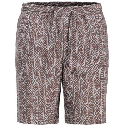 JACK & JONES Herr Jpstjaiden Seersucker AOP Short SRT, Djup mullvaden, S JACK & JONES Herr Jpstjaiden Seersucker AOP Short SRT, Djup mullvaden, S