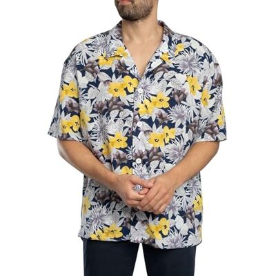 HUGO Herr Beach_T_Shirt, Open Yellow 799, L HUGO Herr Beach_T_Shirt, Open Yellow 799, L