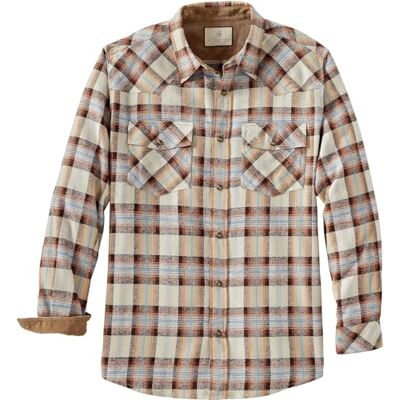 Legendary Whitetails Herr standard hagelgevär västerländsk flanellskjorta, Desperado pläd, medium Legendary Whitetails Herr standard hagelgevär västerländsk flanellskjorta, Desperado pläd, medium