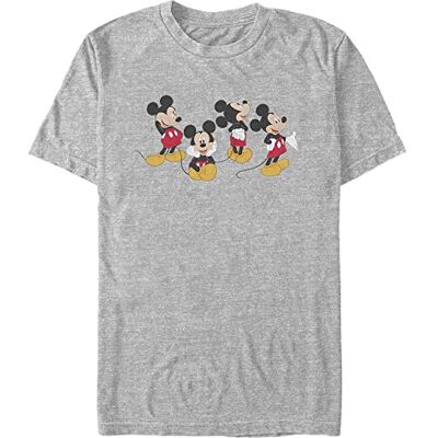 Disney Classics Unisex Classic-Musse Line ekologisk kortärmad t-shirt, melerad, grå, XXL, Melange grå, XXL Disney Classics Unisex Classic-Musse Line ekologisk kortärmad t-shirt, melerad, grå, XXL, Melange grå, XXL