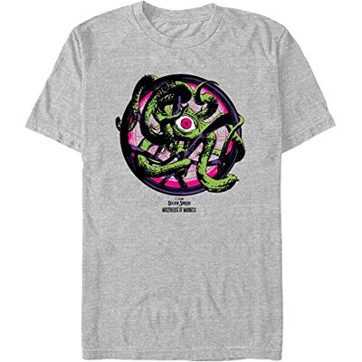 Marvel Unisex Doktorsträng i Multiverse Of Madness Seal Of Vishanti Organic kortärmad T-shirt, Melange grå, M Marvel Unisex Doktorsträng i Multiverse Of Madness Seal Of Vishanti Organic kortärmad T-shirt, Melange grå, M