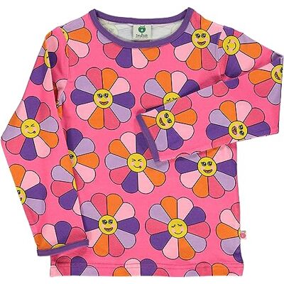 Småfolk flickor t-shirt Ls. Blomblus, ROSA, 5-6 år Småfolk flickor t-shirt Ls. Blomblus, ROSA, 5-6 år