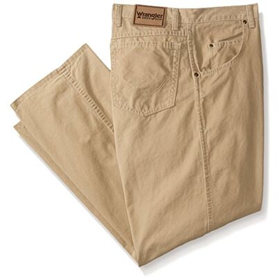 Wrangler herr stora robusta kläder stor avslappnad passform raka ben kanvas byxa Wrangler herr stora robusta kläder stor avslappnad passform raka ben kanvas byxa