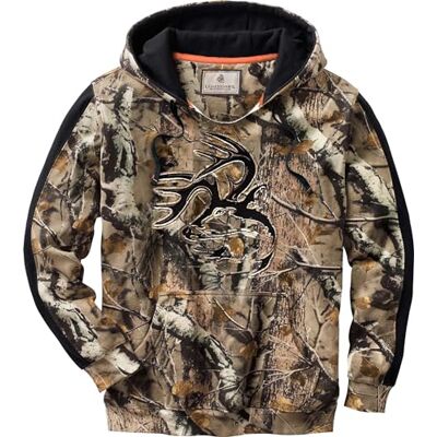 Legendary Whitetails Camo Outfitter huvtröja för män Legendary Whitetails Camo Outfitter huvtröja för män